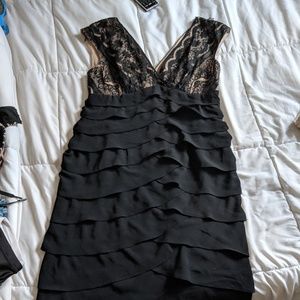 Black lace dress